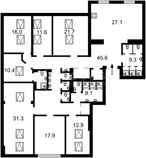 Apartment, F-38984, 30/39