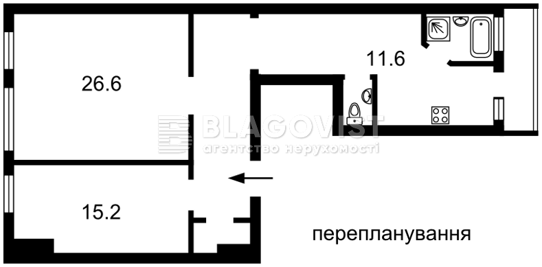 Квартира N-10157, Городецкого Архитектора, 9, Киев - Фото 8