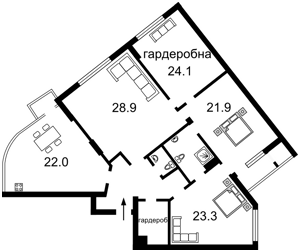 Apartment Drahomyrova Mykhaila, 16, Kyiv, H-42229 - Photo2