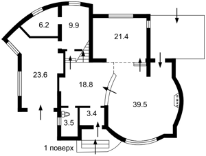 Дом Петропавловская, Софиевская Борщаговка, F-42514 - Фото2
