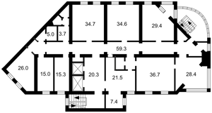  Офис, H-15962, Генерала Алмазова (Кутузова), Киев - Фото 2