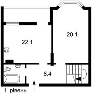 Apartment Dehtiarna, 18, Kyiv, G-717457 - Photo2