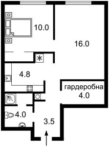 Apartment Zhylianska, 68, Kyiv, H-49090 - Photo2