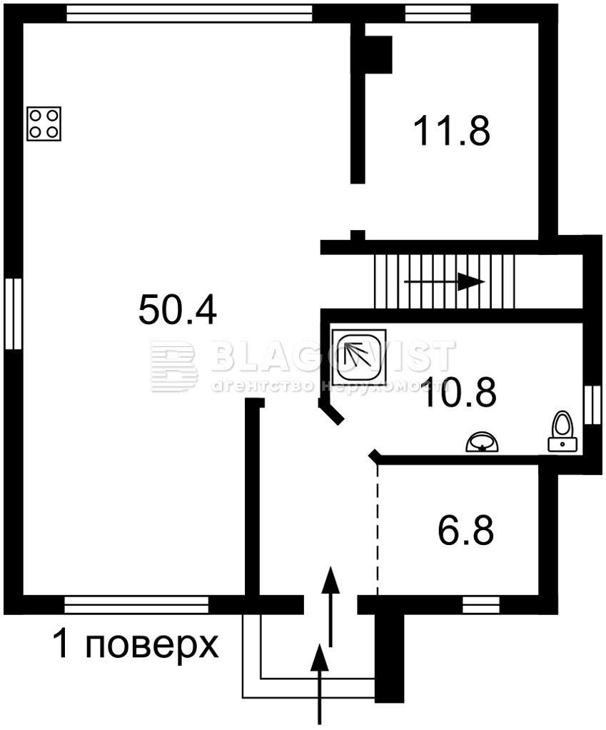 Будинок A-112572, Польова, Крушинка - Фото 7