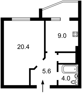 Apartment Moskalenka Serhiia (Krasovskoho), 45, Brovary, G-784764 - Photo2