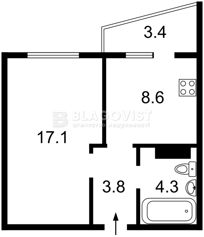 Квартира P-30369, Софии Русовой, 7г, Киев - Фото 2