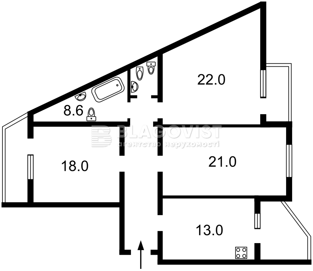 Apartment G-713490, Akhmatovoi Anny, 31, Kyiv - Photo 8