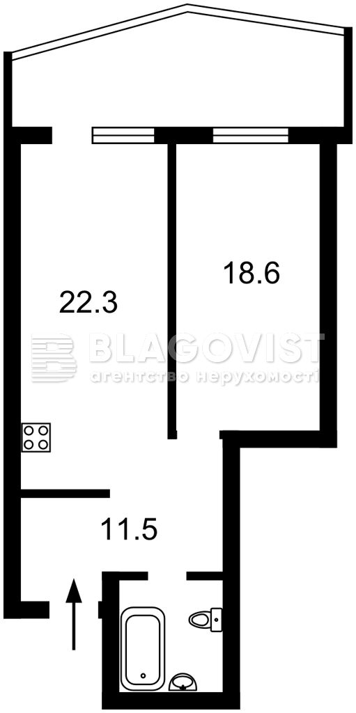Квартира R-45125, Коновальца Евгения (Щорса), 19 корпус 1, Киев - Фото 2
