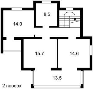 Дом Косиора, Хлепча, P-30908 - Фото 3
