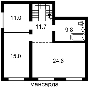 Квартира Киевская, 96, Обухов, F-46420 - Фото 3