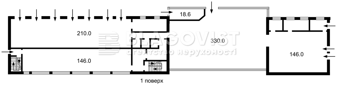  Нежилое помещение, C-111237, Светлицкого, Киев - Фото 2