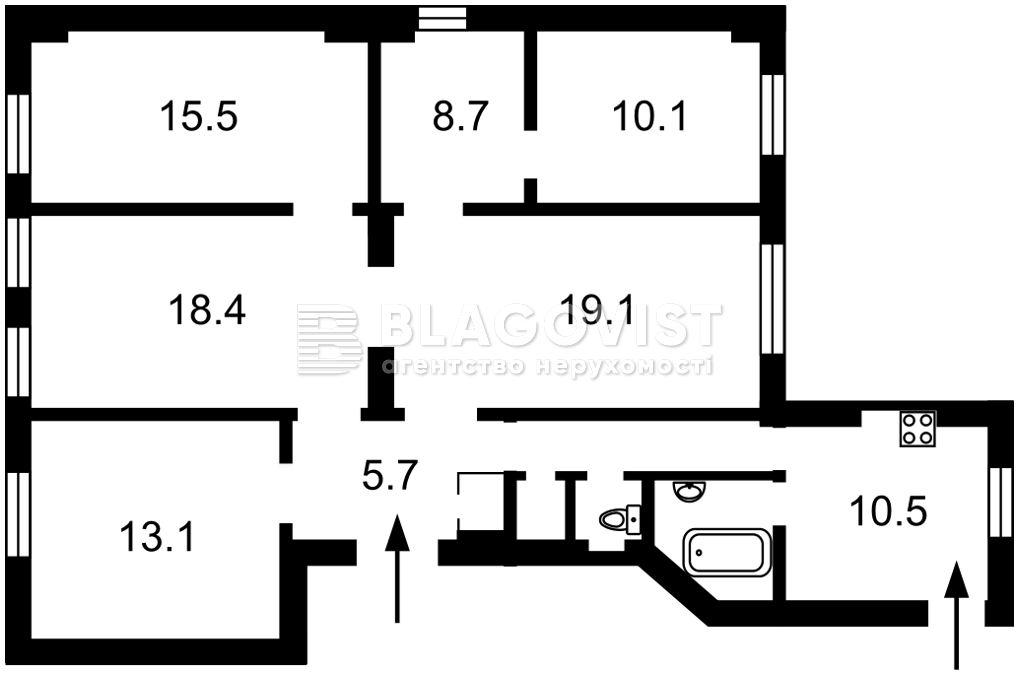 Квартира R-48718, Крутий узвіз, 5, Київ - Фото 2