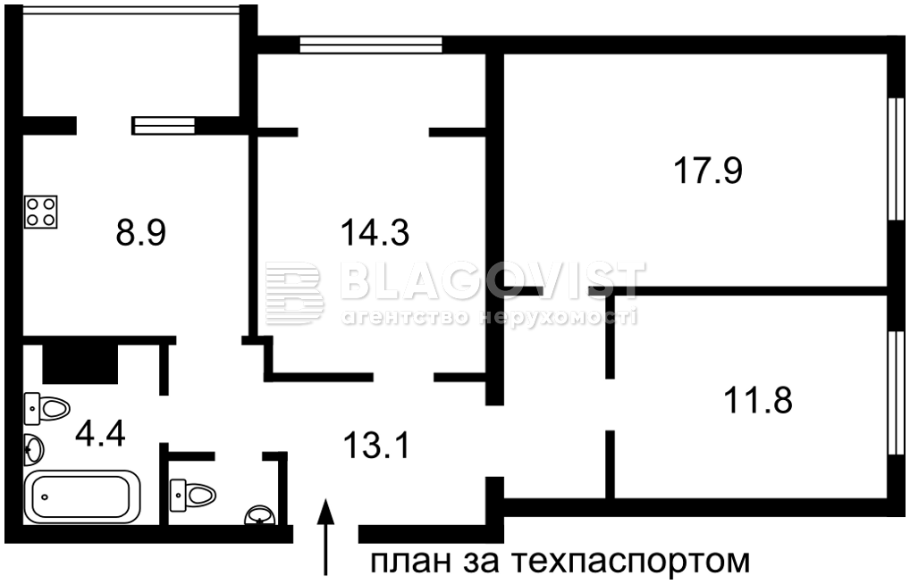 Apartment F-46574, Vyshniakivska, 4, Kyiv - Photo 4
