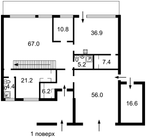 Дом A-113892, Прорезная, Петропавловская Борщаговка - Фото 2