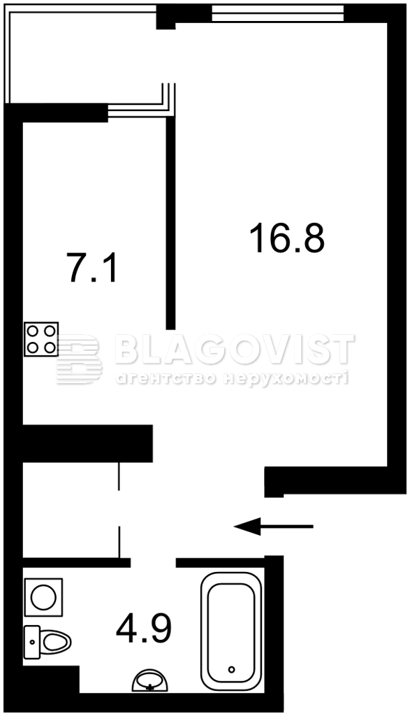 Квартира G-1942434, Дніпровська наб., 18б, Київ - Фото 7