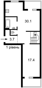 Квартира Придорожня, 3, Зазим'я, A-114181 - Фото2