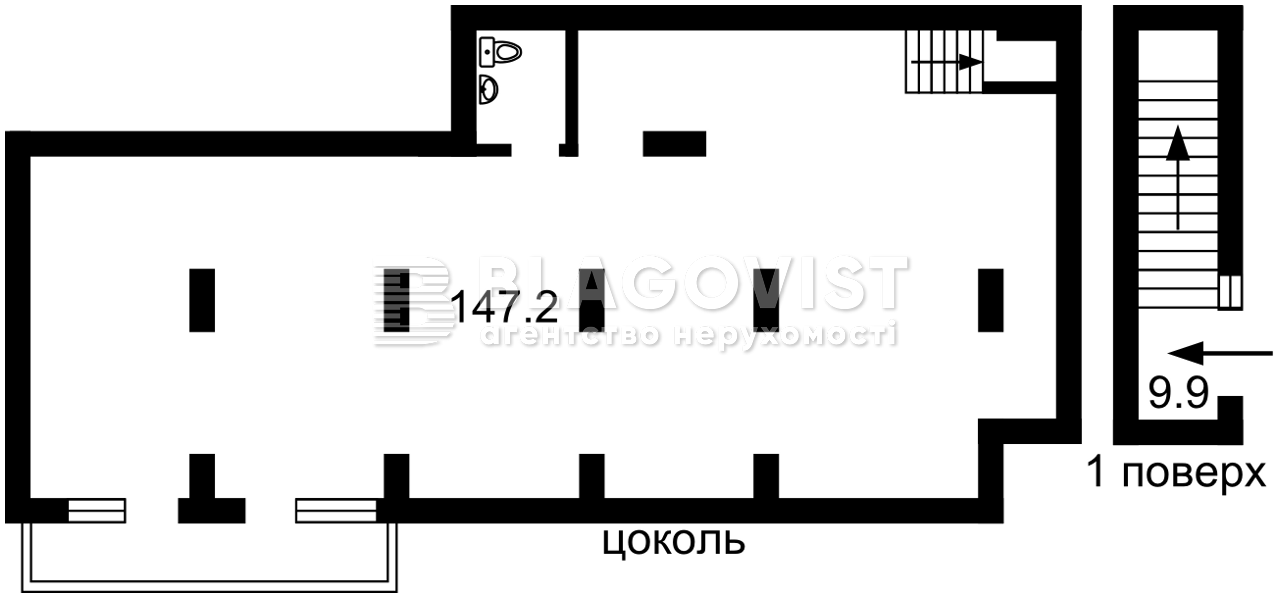  Нежилое помещение, A-114271, Семьи Кристеров, Киев - Фото 5