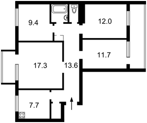 Квартира F-47126, Верховинная, 18, Киев - Фото 3