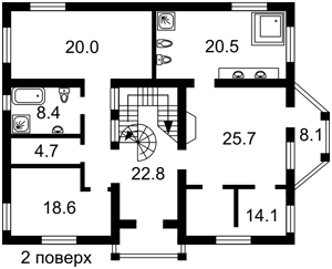 Дом C-111945, Лесная, Лесники (Киево-Святошинский) - Фото 8