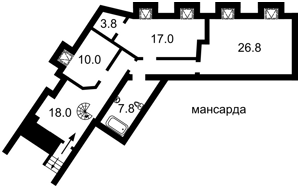 Apartment Mechnykova, 10/2, Kyiv, R-42753 - Photo2