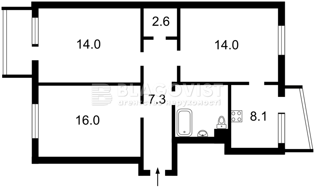 Квартира R-55309, Героев Днепра, 38б, Киев - Фото 4