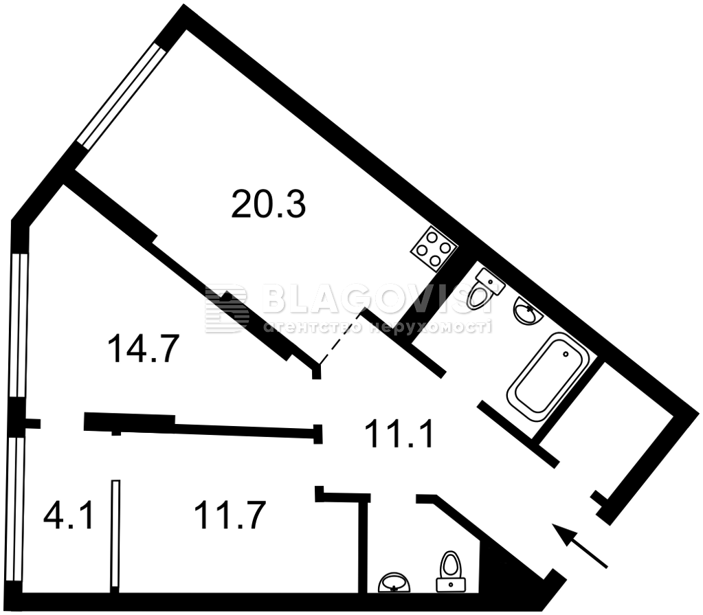 Квартира R-57140, Днепровская наб., 15к, Киев - Фото 4