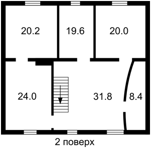 Дом Соловьяненко Анатолия, Козин (Конча-Заспа), A-114706 - Фото 3