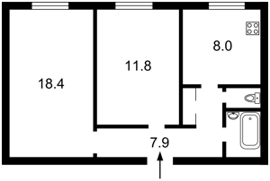 Квартира R-56300, Дудаєва Джохара (Іскрівська), 5, Київ - Фото 4