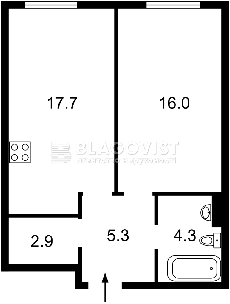 Apartment R-54976, Dehtiarivska, 25 корпус 1-1, Kyiv - Photo 2