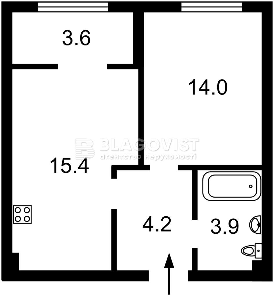 Apartment R-58582, Maksymovycha Mykhaila (Trutenka Onufriia), 26в, Kyiv - Photo 5