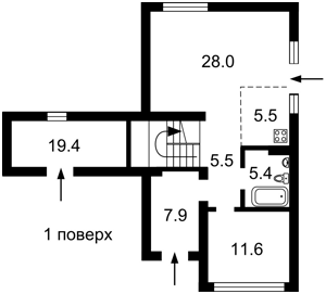 Будинок Мала Олександрівка, G-1928349 - Фото1