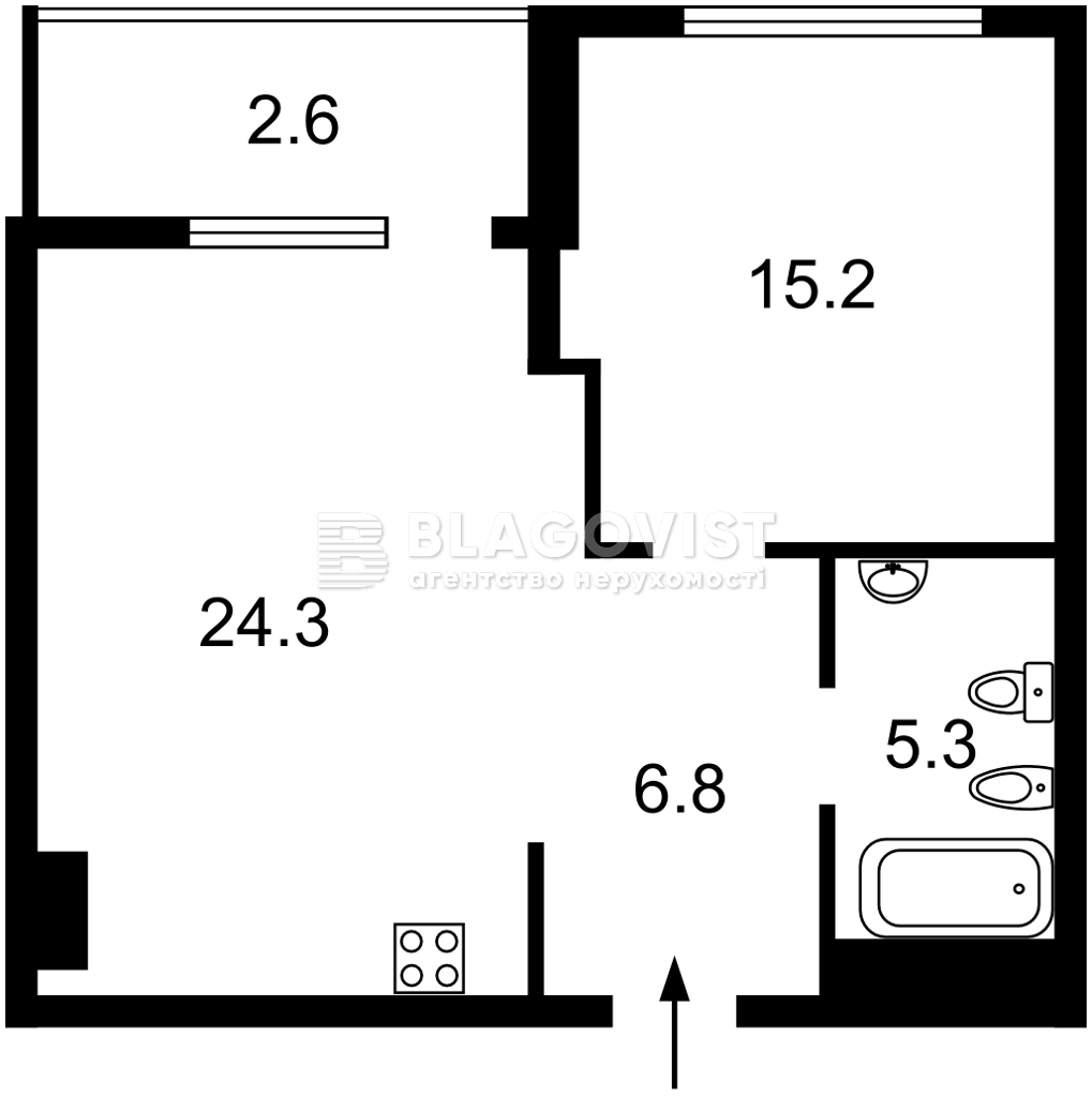 Квартира R-62467, Набережно-Рибальська дорога, 11, Київ - Фото 2