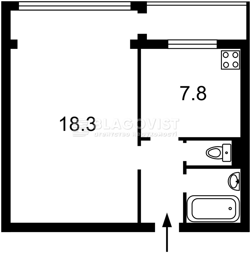 Квартира A-114943, Ентузіастів, 7/3, Київ - Фото 3