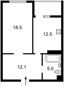 Apartment R-62981, Patriarkha Mstyslava Skrypnika (Ostrovskoho Mykoly), 40, Kyiv - Photo 9