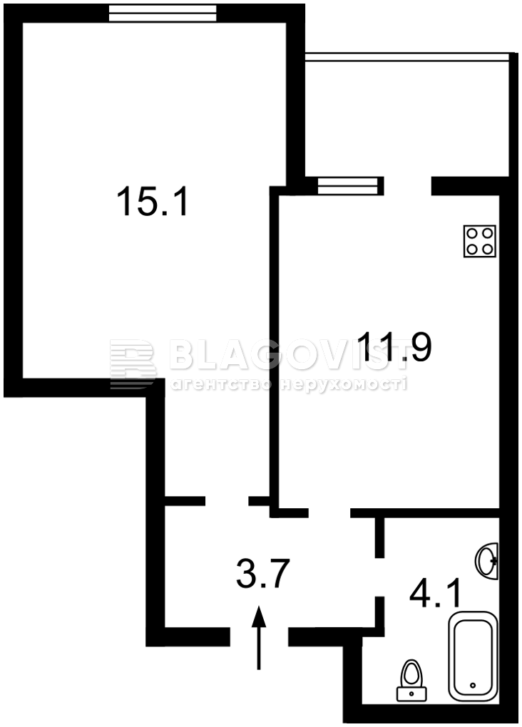 Квартира P-32370, Каховская (Никольская Слободка), 56, Киев - Фото 5