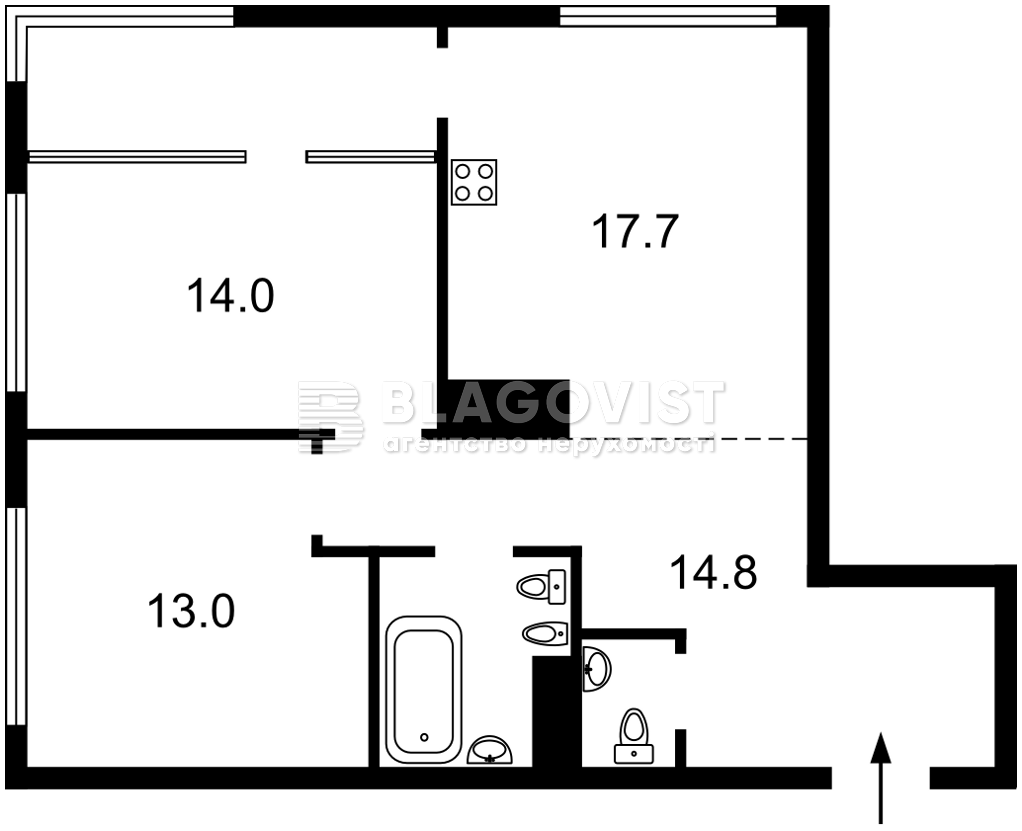 Apartment R-65400, Nekrasova Viktora (Pivnichno-Syretska), 12а, Kyiv - Photo 7