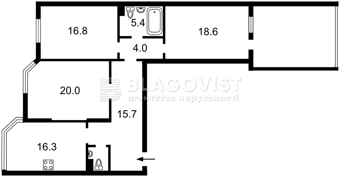 Квартира R-65748, Рудницкого Степана (Вильямса Академика), 5, Киев - Фото 4