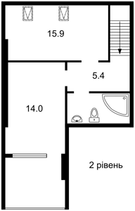 Apartment F-47745, Velychka Mykhaila, 21, Bilohorodka - Photo 5