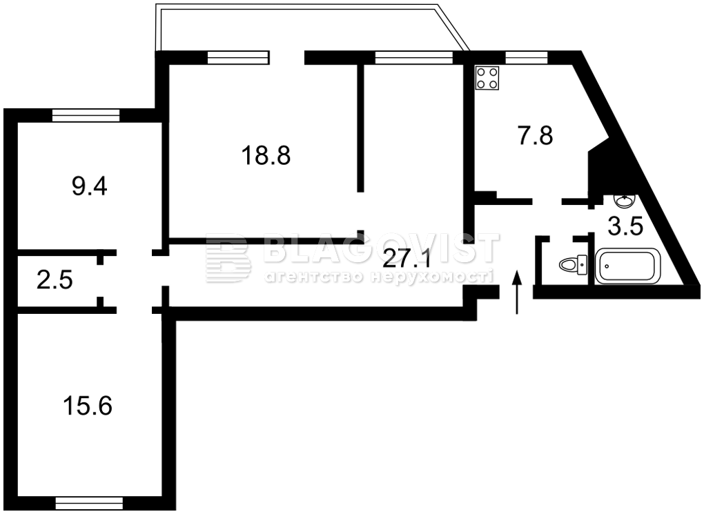 Квартира R-67163, Бальзака Оноре де, 4, Київ - Фото 6