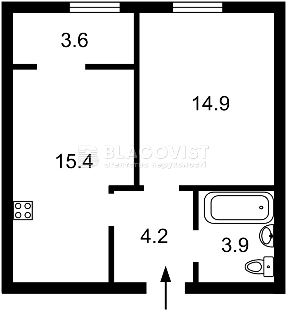 Квартира R-67775, Максимовича Михаила (Трутенко Онуфрия), 28е, Киев - Фото 7