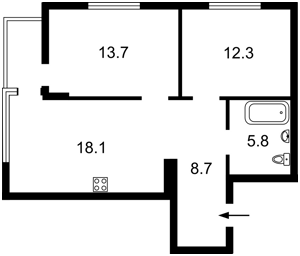 Квартира R-67845, Олеся Олександра, 7, Київ - Фото 2