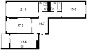 Квартира P-32541, Бульварно-Кудрявська (Воровського), 17, Київ - Фото 9