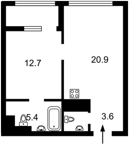 Apartment R-68091, Zarichna, 6 корпус 2, Kyiv - Photo 3