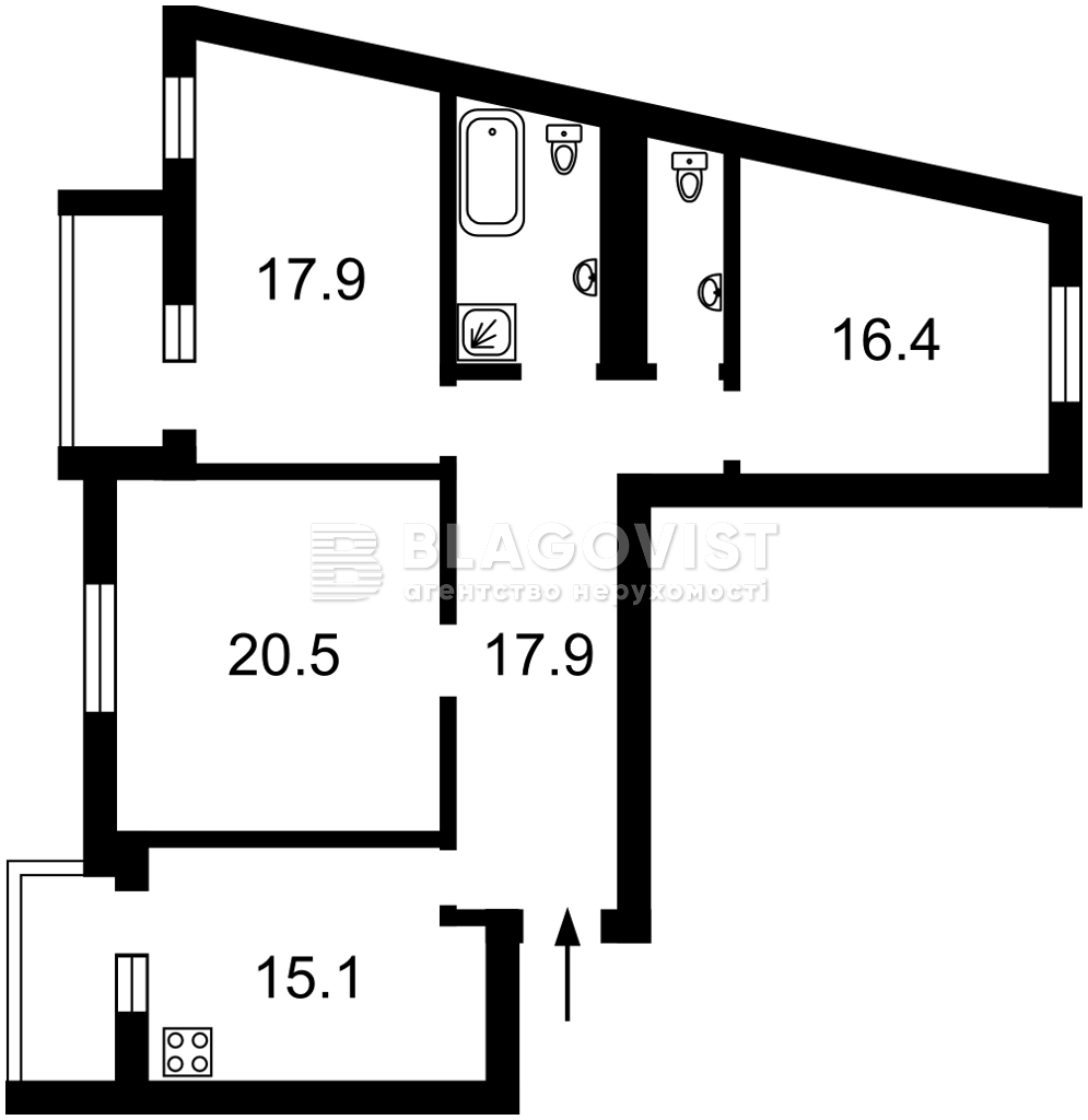 Квартира F-47784, Автозаводская, 99/4, Киев - Фото 4