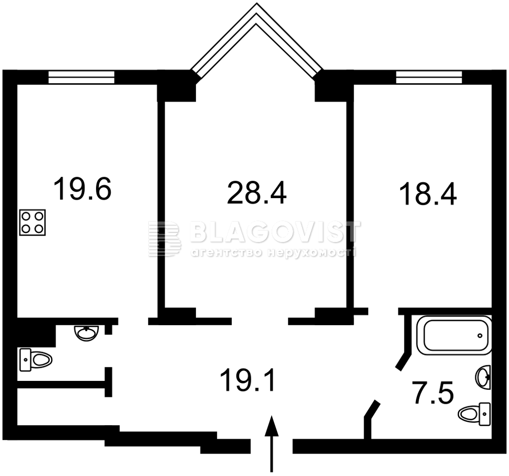 Квартира R-68927, Верхогляда Андрія (Драгомирова Михайла), 14а, Київ - Фото 5