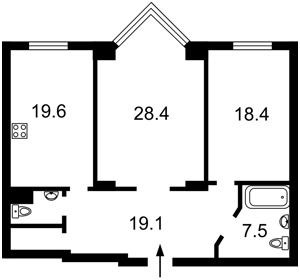 Квартира R-68927, Верхогляда Андрея (Драгомирова Михаила), 14а, Киев - Фото 5