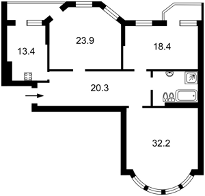 Квартира R-70034, Никольско-Слободская, 4д, Киев - Фото 8