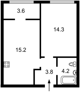 Квартира R-70599, Максимовича Михаила (Трутенко Онуфрия), 24в, Киев - Фото 4