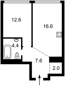 Apartment F-47871, Nekrasova Viktora (Pivnichno-Syretska), 8, Kyiv - Photo 4