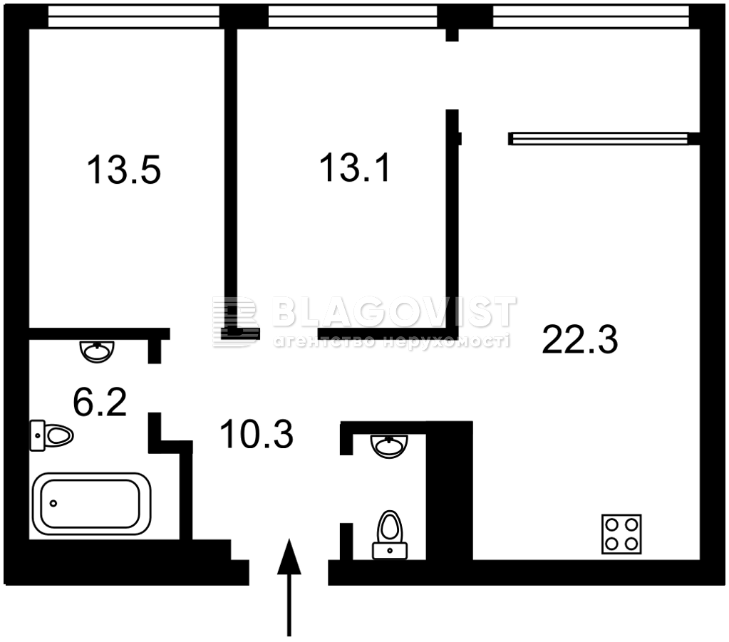 Apartment R-71409, Nekrasova Viktora (Pivnichno-Syretska), 10а, Kyiv - Photo 3